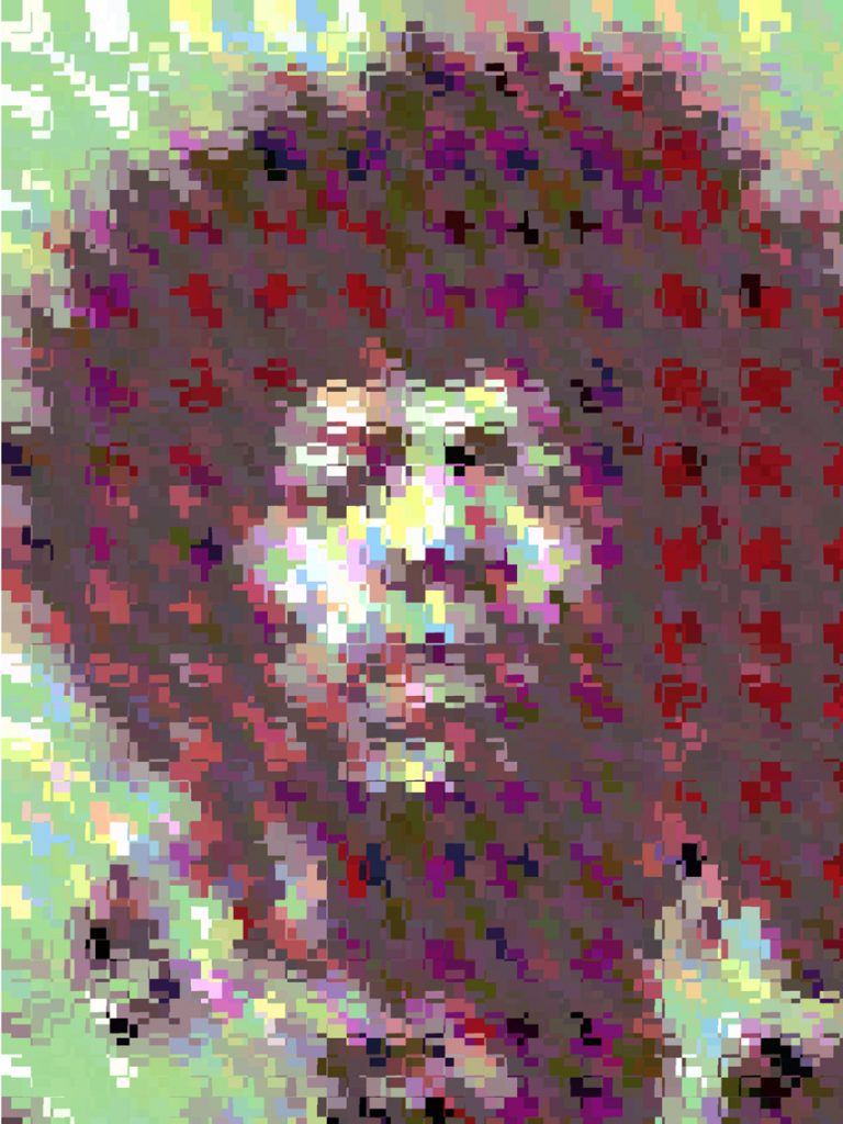 "Portrait of Jimmy Hendrix", by Peter Mahler