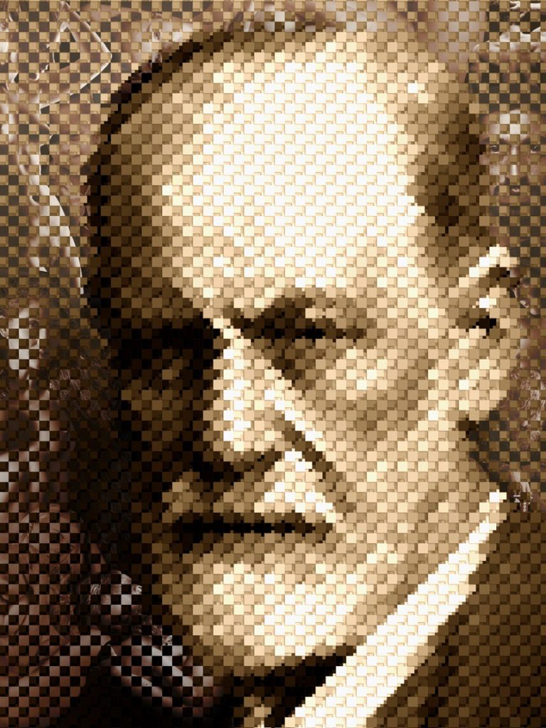 Portrait of Sigmund Freud by Peter Mahler